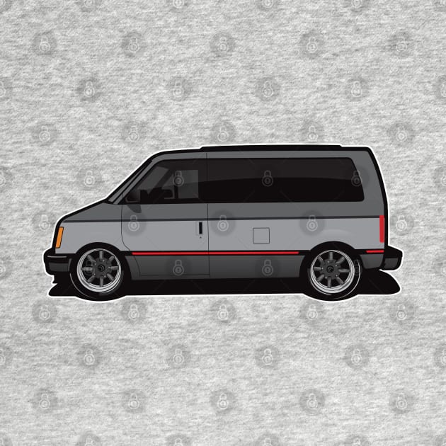 Chevy Shorty Astro Van Black by RBDesigns